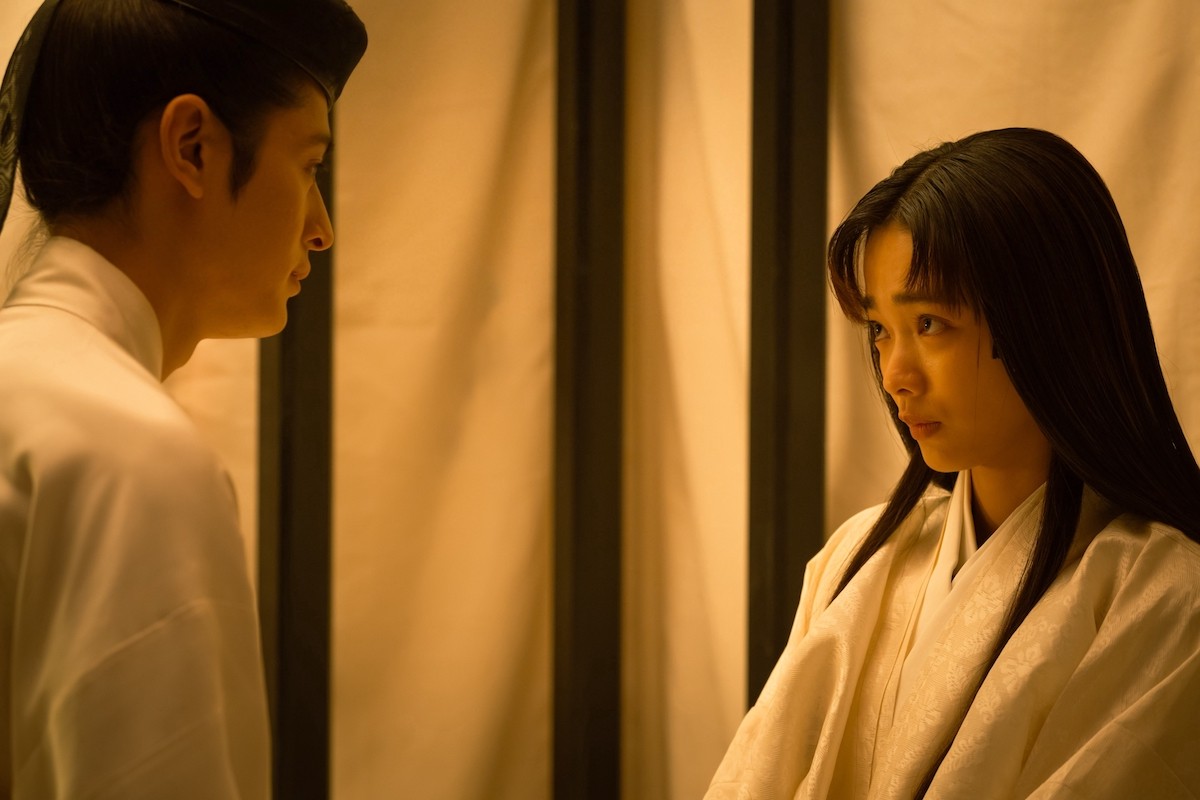 『光る君へ』“彰子”見上愛、“一条天皇” 塩野瑛久に涙の告白　ネット共感「一緒に号泣」