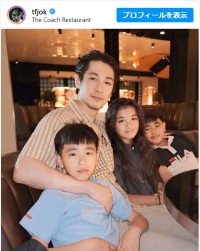 ディーン・フジオカ、幸せな家族ショットを披露　※「ディーン・フジオカ」インスタグラム