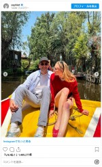 ソフィー・ターナー、英国貴族の恋人の誕生日をインスタでお祝い　※「ソフィー・ターナー」インスタグラム