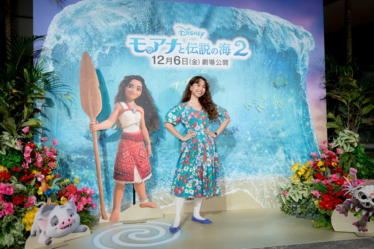 モアナ役・屋比久知奈、劇中歌を生歌唱　力強い歌声を観客に届ける