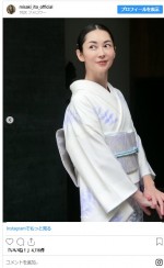 全てが絵になる　伊東美咲の着物姿　※「伊東美咲」インスタグラム