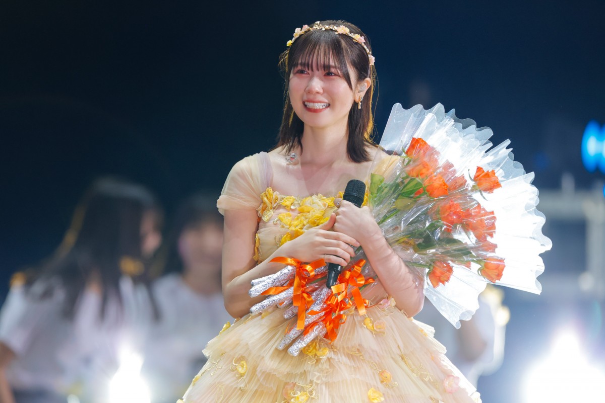 日向坂46・丹生明里が卒業セレモニー　「最後の夢を叶える」活動復帰後の思いも告白