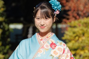 大角ゆき、「オスカープロモーション2025年新春晴れ着撮影会」にて