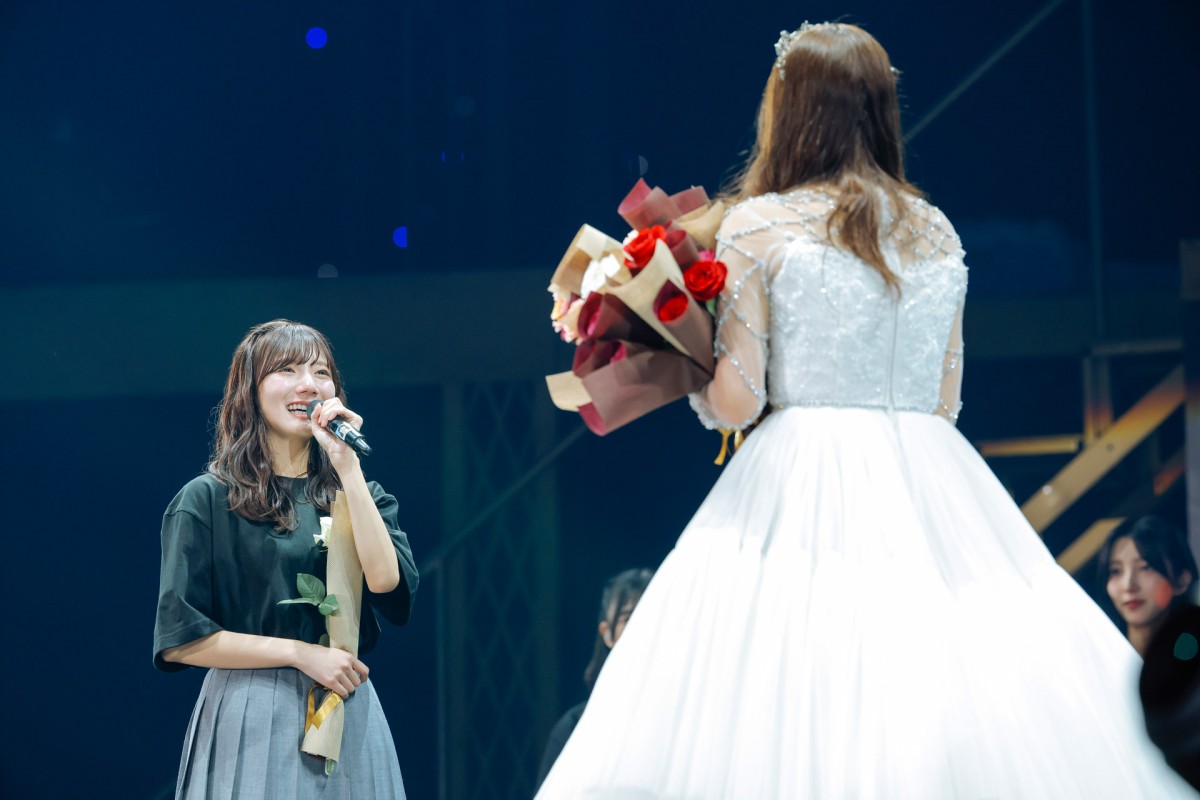 日向坂46・濱岸ひより、卒業セレモニーで涙「アイドルになる道を選んだことは間違ってなかった」