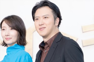 尾上松也、木曜ドラマ『グレイトギフト』制作発表会見に登場