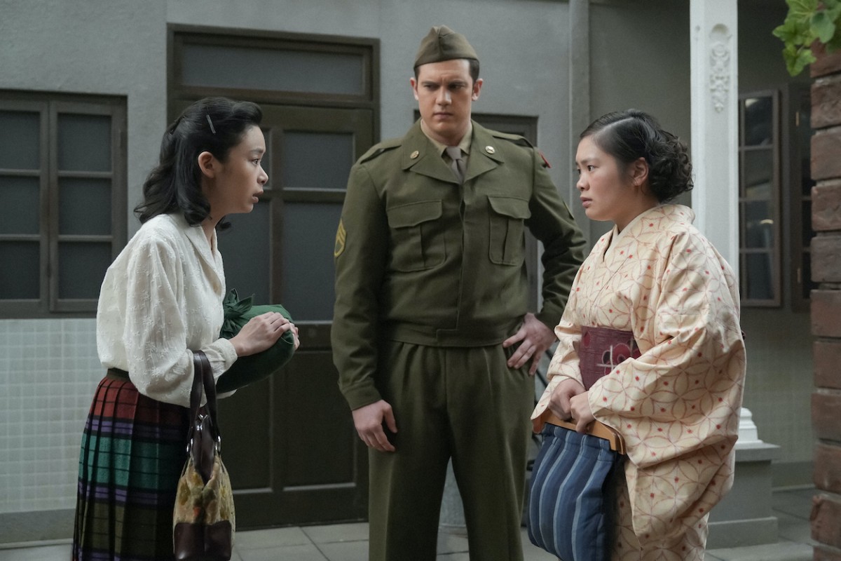 明日の『ブギウギ』“スズ子”趣里、アメリカ兵と歩く“小夜”富田望生と出くわす