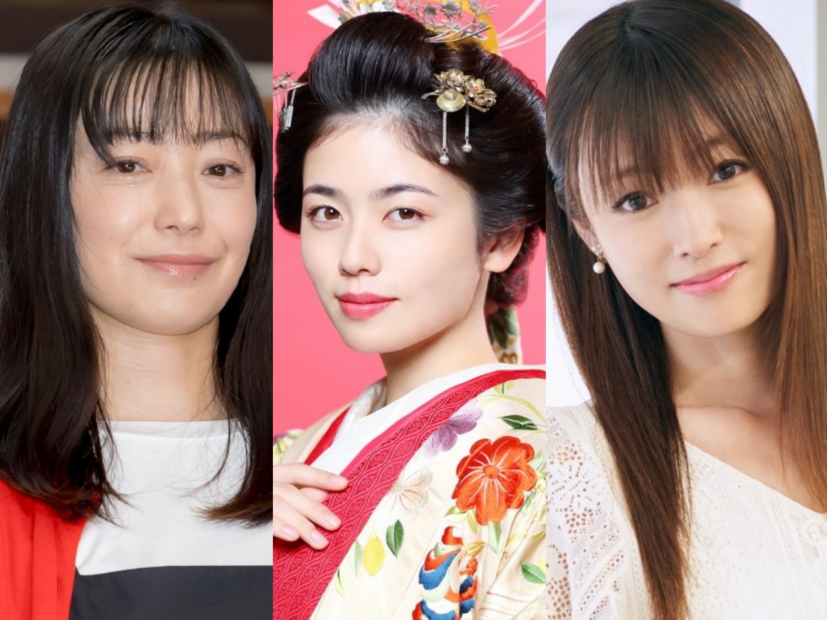 (左から)菅野美穂、小芝風花、深田恭子