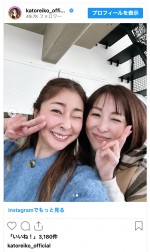 （写真左から）立河宣子、かとうれいこ　※「かとうれいこ」インスタグラム