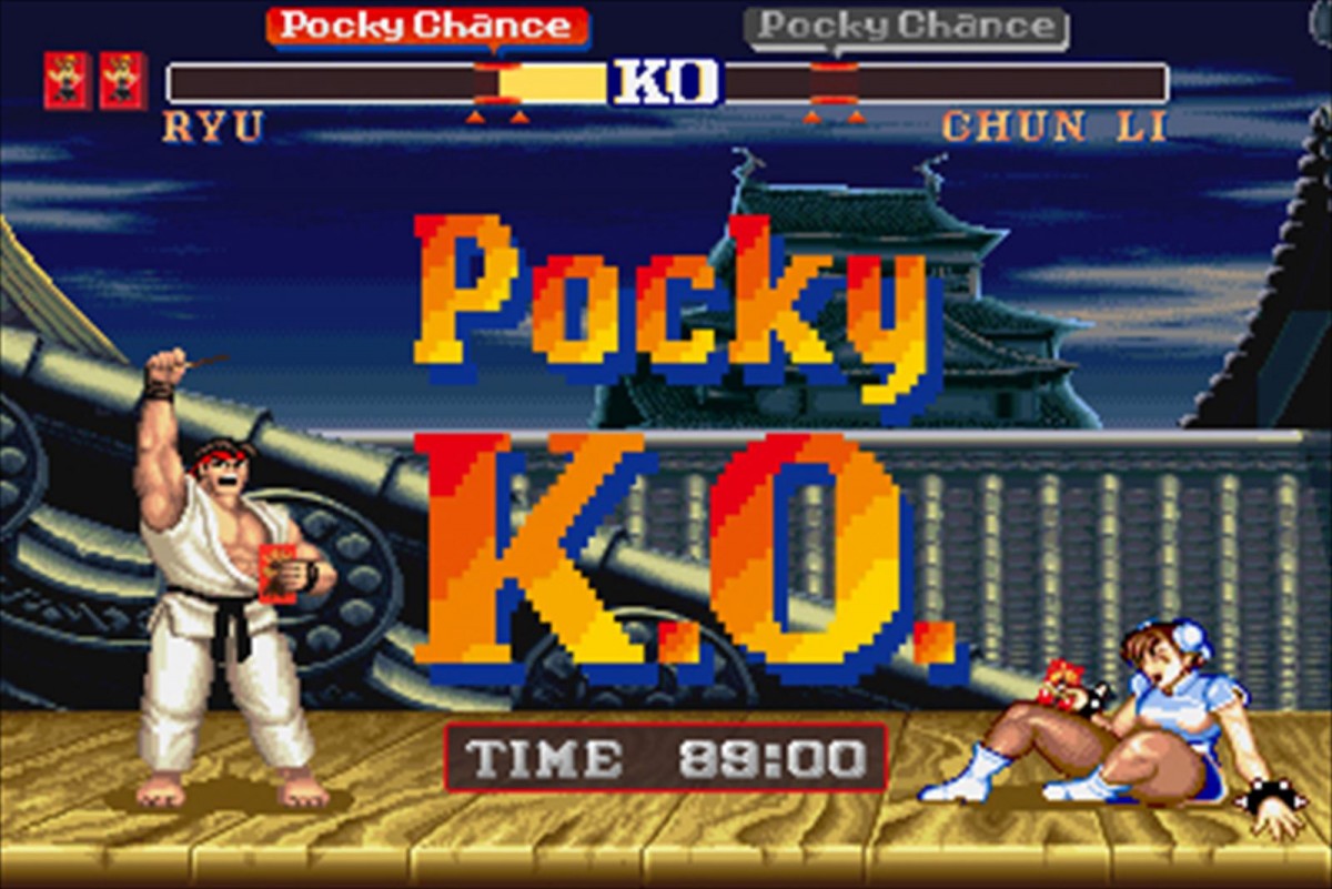 狩野英孝、『Street Fighter II POCKY EDITION』に新キャラ“EIKO”として登場　オリジナル必殺技も！