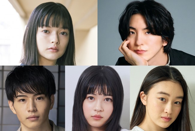 ドラマ『366日』に出演する（上段左から）夏子、前田公輝（下段左から）中沢元紀、中田青渚、清乃あさ姫