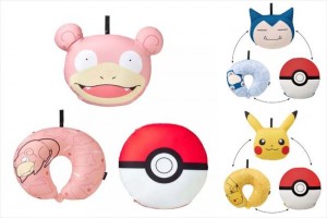 ヴィレヴァン『ポケモン』のトラベルグッズが登場！　ネックピローになる顔型クッションなど用意