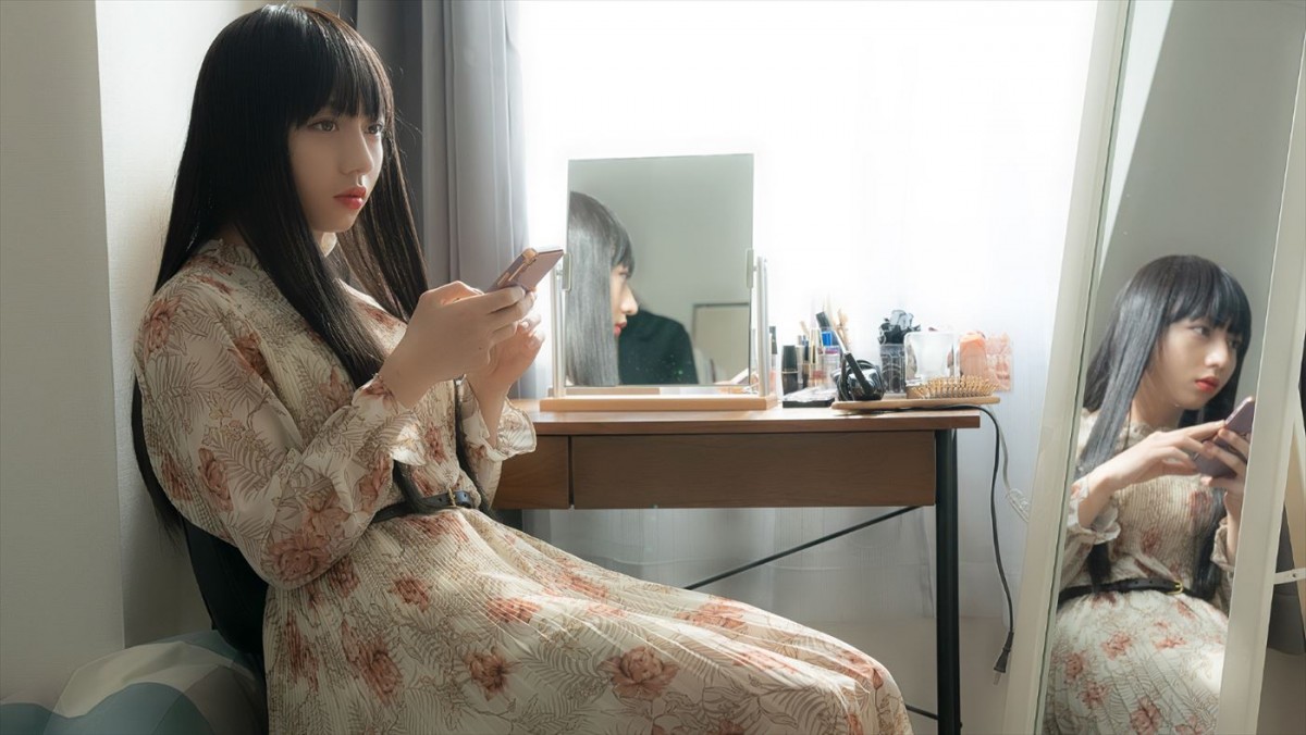 げんじぶ・長野凌大がストーカー美女に！　ドラマ『シークレット同盟』長野演じる“律子”の場面写真公開