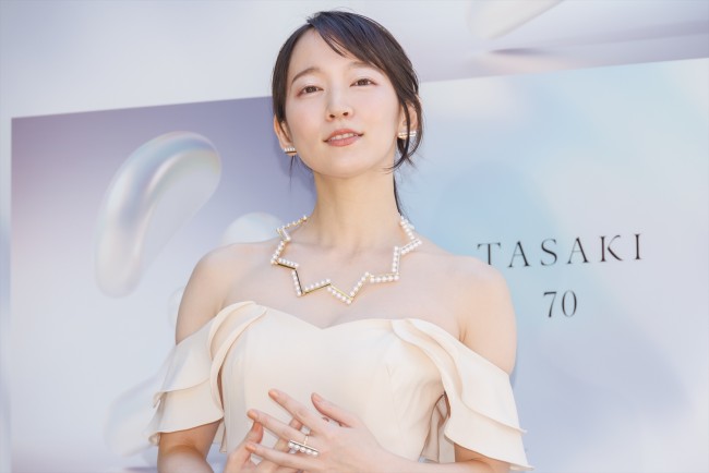 【二次使用不可】TASAKI 70周年アニバーサリー エキシビション「FLOATING SHELL」フォトコール　20240425