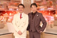 『だれかtoなかい』MCを務める（左から）ムロツヨシ、中居正広