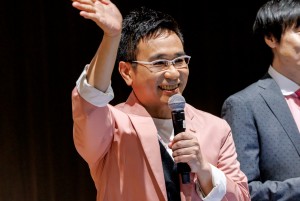 ドラマ『ミス・ターゲット』制作発表会見に出席した八嶋智人