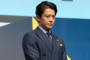 小栗旬、「Vポイント」サービス開始記念イベントに登場