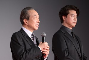 ドラマ『Believe－君にかける橋－』キャスト登壇イベントに出席した（左から）小日向文世、上川隆也