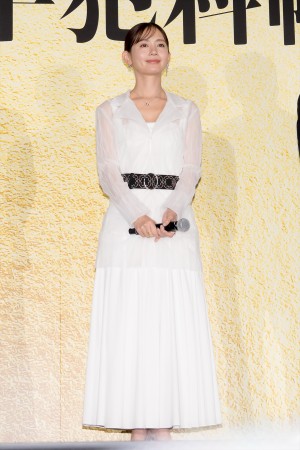 中村ゆり、映画『鬼平犯科帳 血闘』完成披露上映会に登場