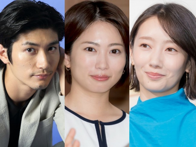 (左から)三浦春馬さん、志田未来、波瑠