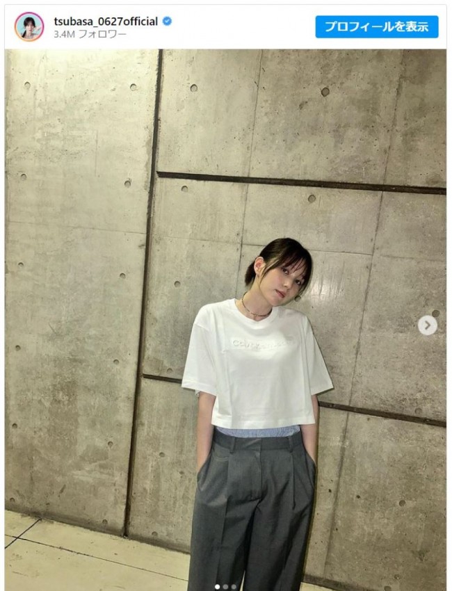 本田翼の私服ショット ※「本田翼」インスタグラム