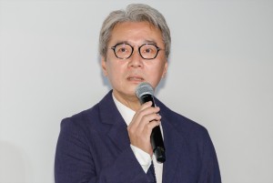 尾美としのり、映画『言えない秘密』完成披露試写会に登場