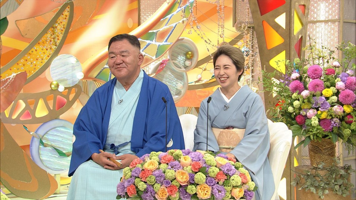 元力士の落語家・三遊亭歌武蔵と27歳年下の妻が登場　妻と夫を結びつけたものとは？　今週の『新婚さん』