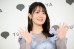 乃木坂46・阪口珠美、1st写真集『青いバラ』刊行記念囲み取材に登場