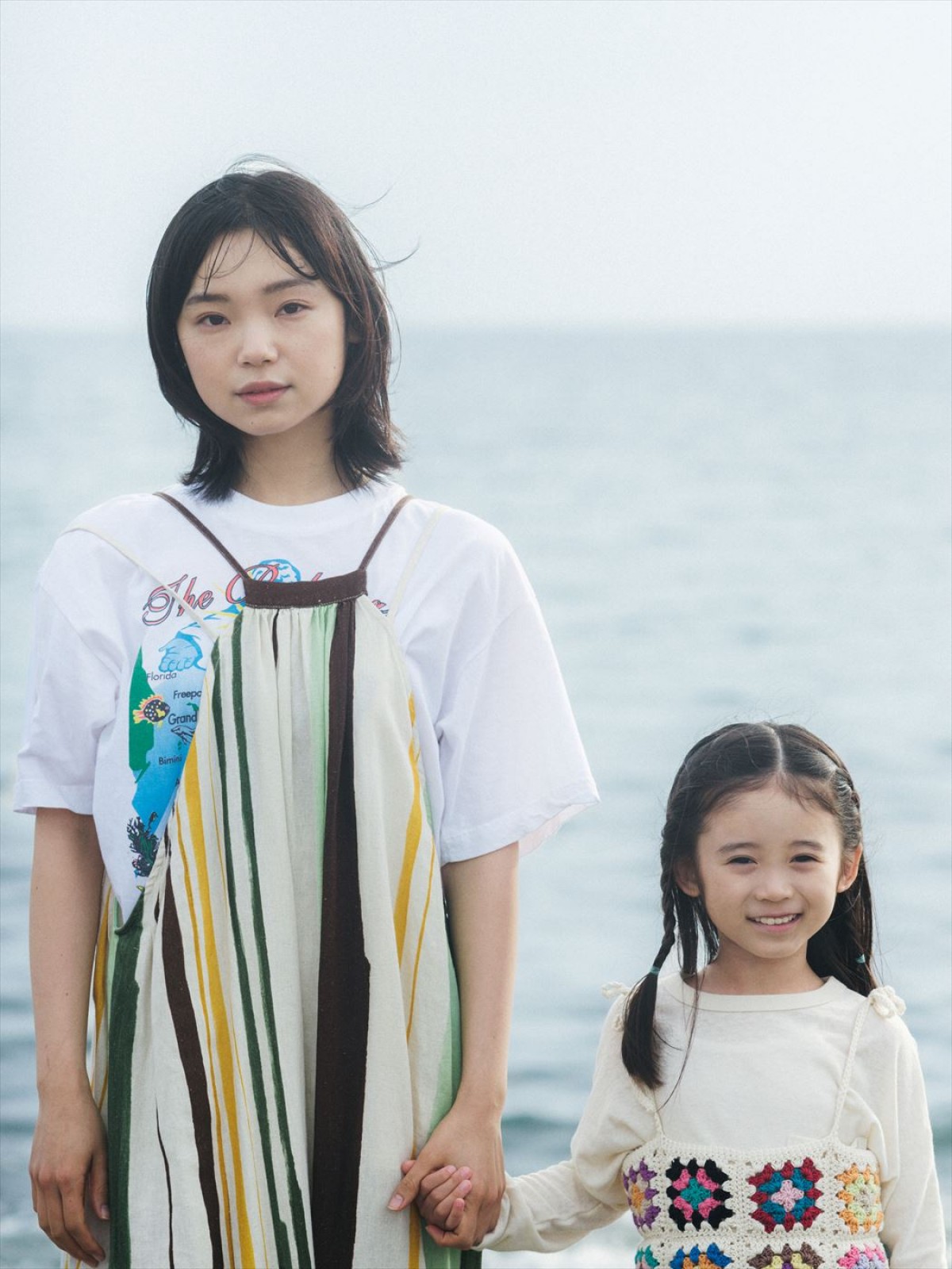 ドラマ『海のはじまり』より(左から)水季役の古川琴音、娘・海役のを演じる泉谷星奈