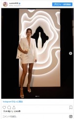 フォーマルで気品あふれるすみれのミニスカワンピ　※「すみれ」インスタグラム