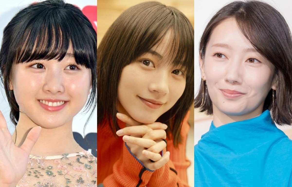 (左から)本田望結、のん、波瑠