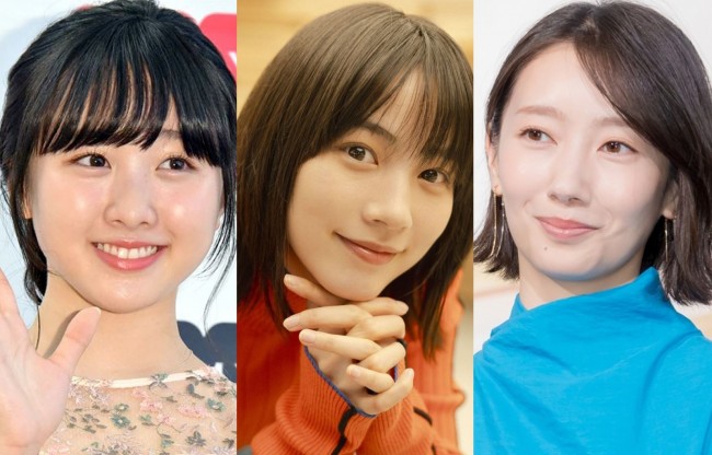 (左から)本田望結、のん、波瑠