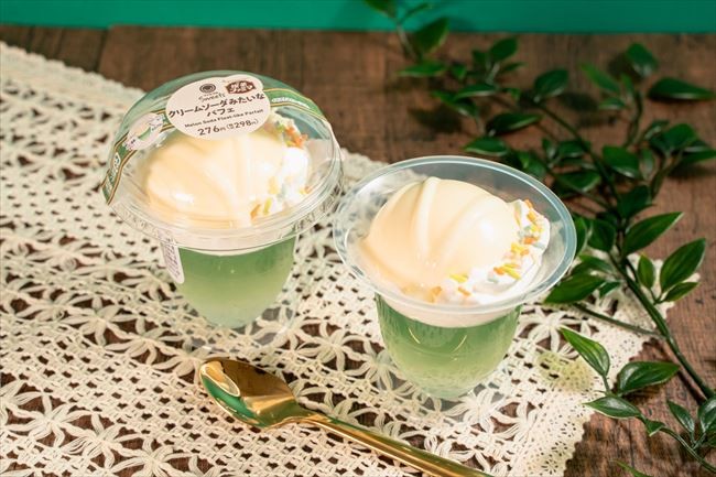 ファミマ“喫茶風スイーツ”発売！　「クリームソーダみたいなパフェ」など懐かしい味わいの6品