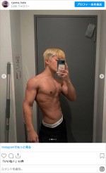 秦崚馬、肉体美にファン歓喜　※「秦崚馬」インスタグラム