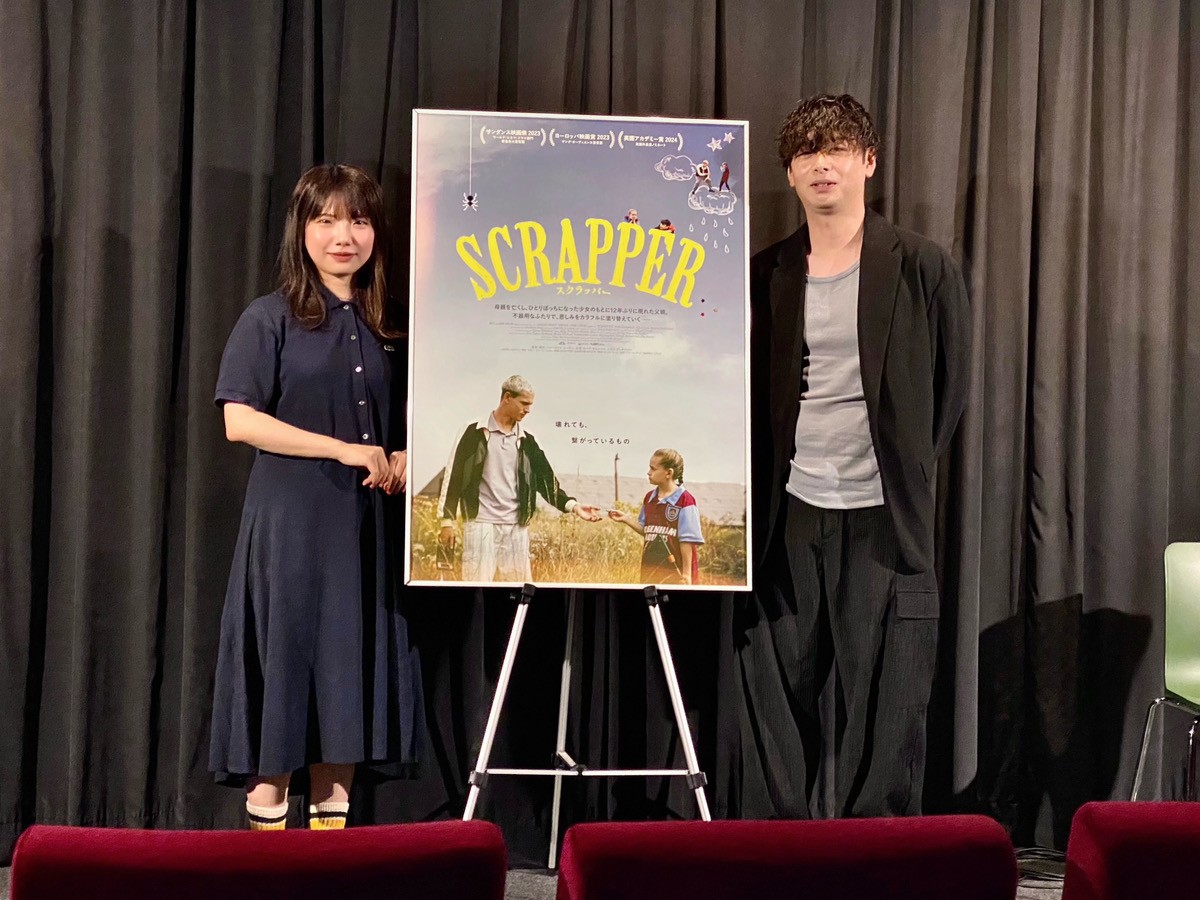 映画『SCRAPPER/スクラッパー』のトークイベント付き上映会に登壇した(左から)枝優花監督、SYO