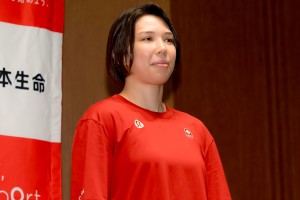 出口ケリー、パリ2024オリンピック チームニッセイ 報告会に登場