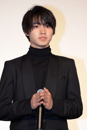 山崎賢人、映画『氷菓』初日舞台あいさつにて（2017年11月）