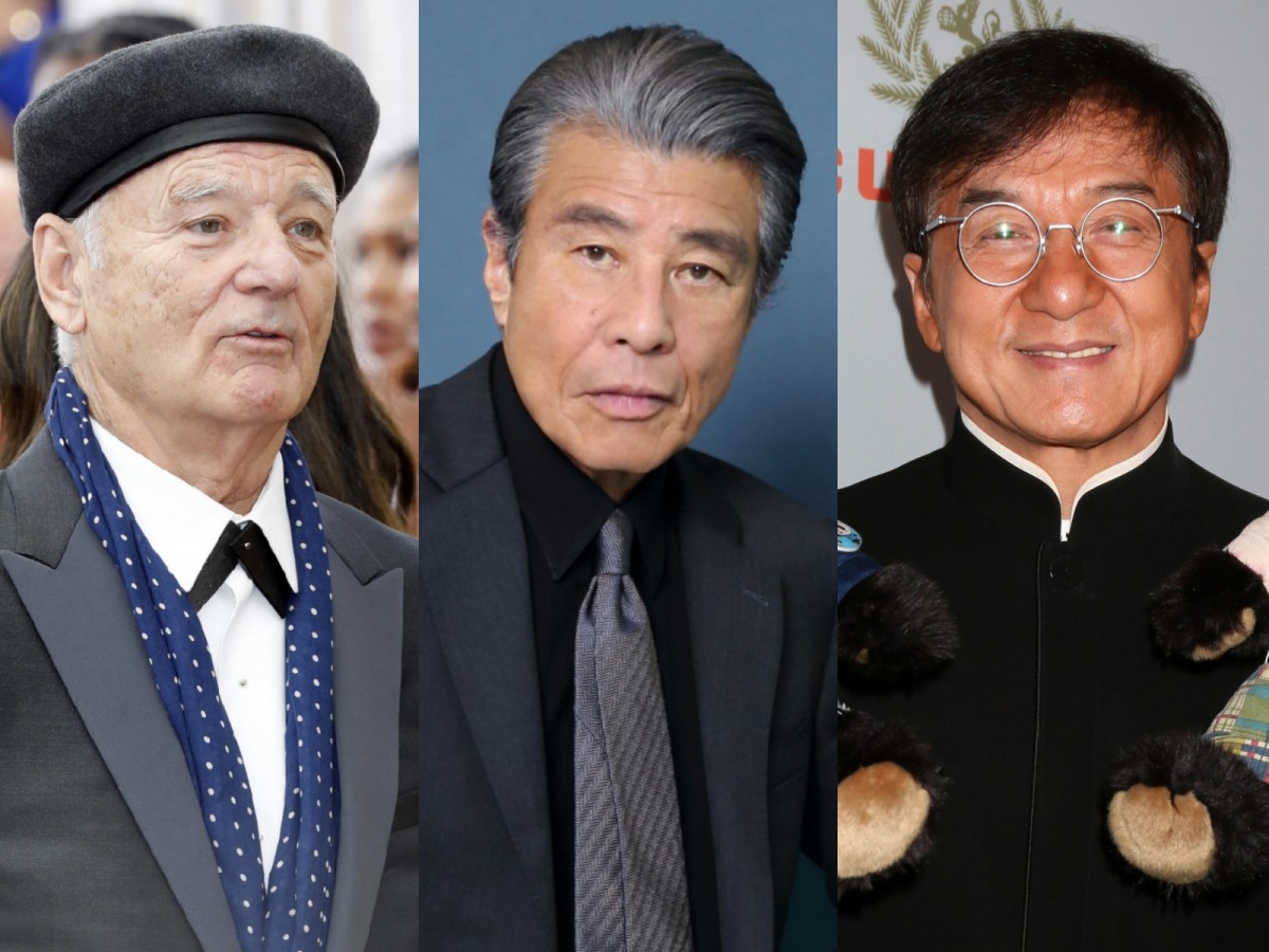 (左から)ビル・マーレイ、舘ひろし、ジャッキー・チェン