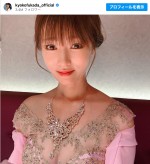 【写真】深田恭子、ドレス姿の近影に反響「痩せた？」「永遠に私たちのプリンセス」