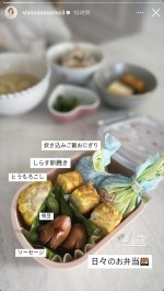 篠田麻里子、手作り料理を披露　※「篠田麻里子」インスタグラム