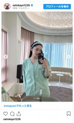 佐藤かよ、ファン絶賛の35歳近影を公開　※「佐藤かよ」インスタグラム