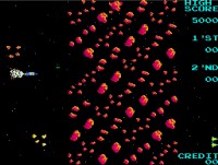 『アーケードアーカイブス ムーンシャトル』スクリーンショット