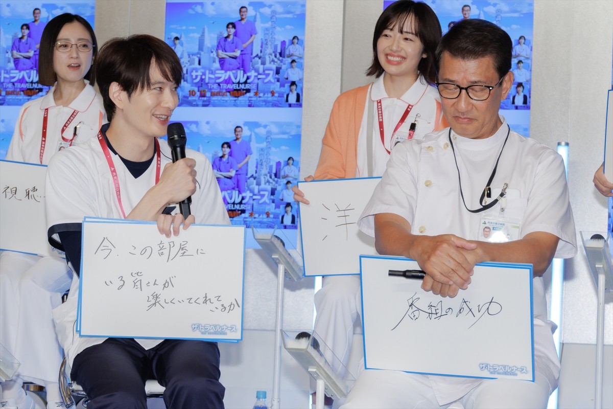 岡田将生＆中井貴一、医療ドラマが病院でも反響「言われるのは採血の時が多い」