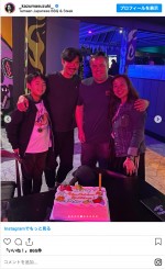 56歳の誕生日を迎えた鈴木一真　※「鈴木一真」インスタグラム