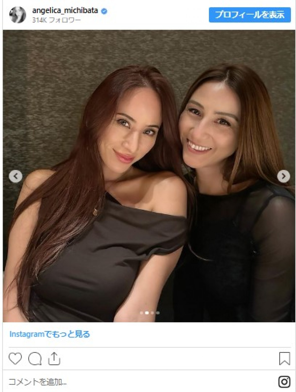 スーパーモデル、美しすぎる姉妹ショット公開