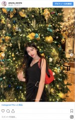 ノースリーブ姿が美しい天翔天音　※「天翔天音」インスタグラム