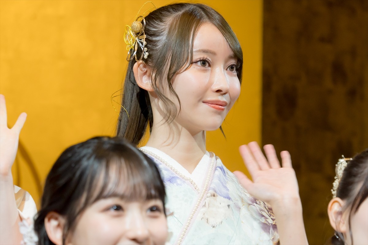 乃木坂46新成人、振り袖姿を披露　岩本蓮加「まだまだ上を目指していけたら」と意気込み