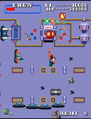 Switch／PS4『アーケードアーカイブス  マイティガイ』2024年1月4日に配信　超人的アクションで巨大コンピュータを止めろ