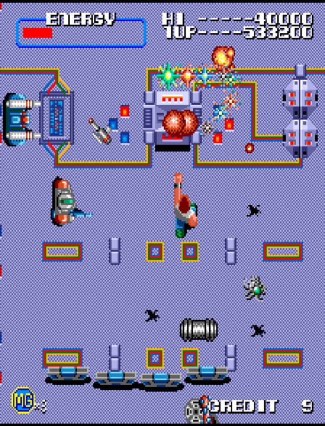 『アーケードアーカイブス マイティガイ』スクリーンショット