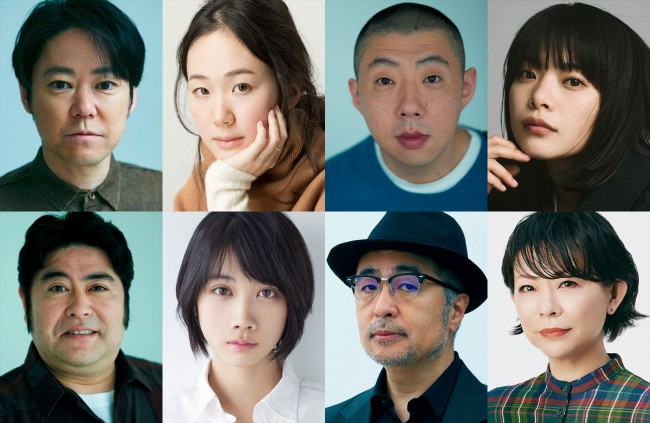 COCOON PRODUCTION 2024『ふくすけ 2024-歌舞伎町黙示録-』に出演する(上段左から)阿部サダヲ、黒木華、荒川良々、岸井ゆきの(下段左から)皆川猿時、松本穂香、松尾スズキ、秋山菜津子