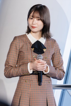 日向坂46・丹生明里、「日向坂46 WE R！ in TOKYO SKYTREE –日向坂46の虹–」プレス発表会に登場